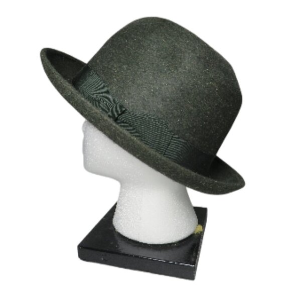 Borsalino Men's Hungarian Pre War Dark Green Hat Size 5 1/2